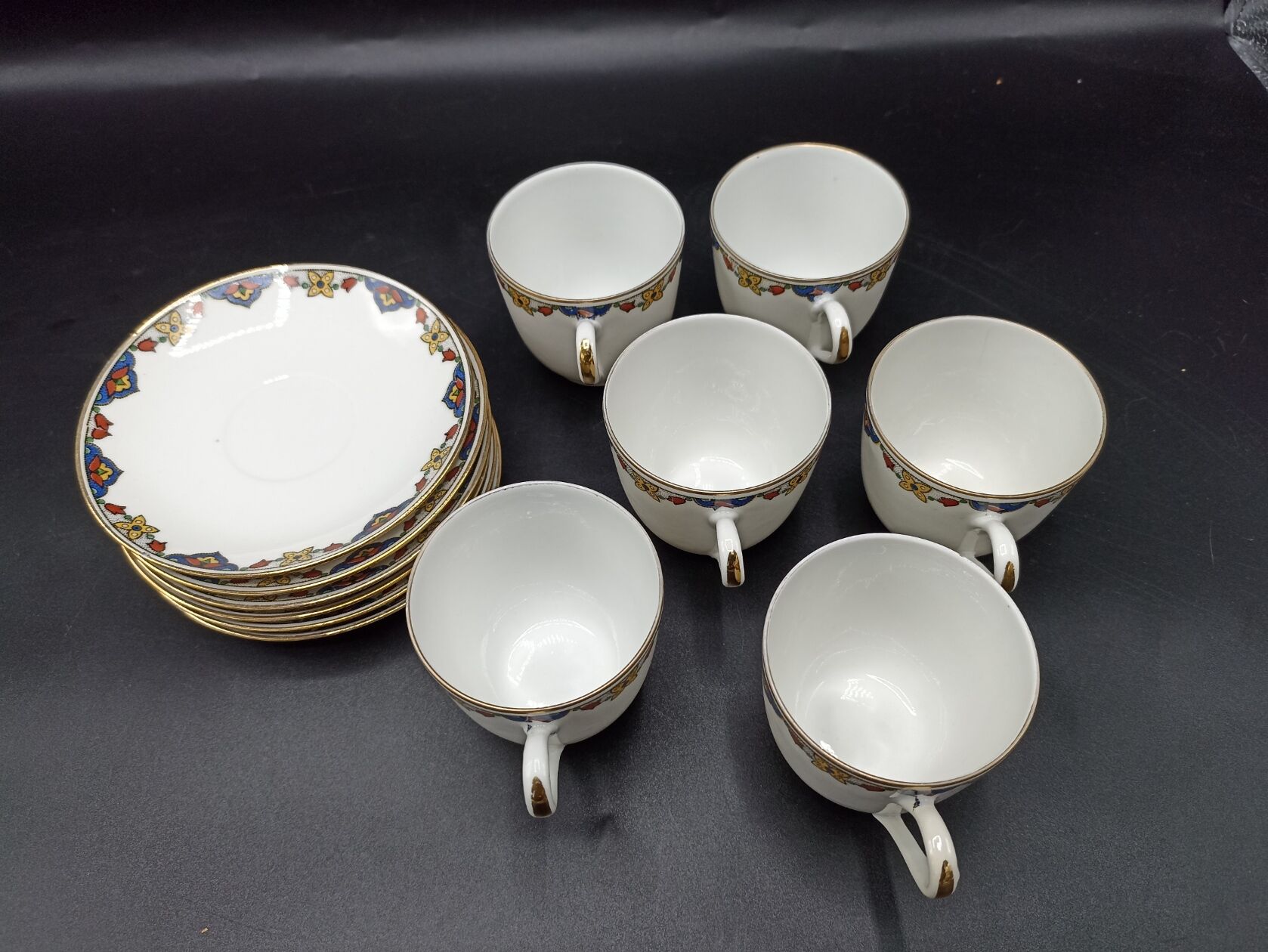6 Cups art deco coffee - Jean Boyer
