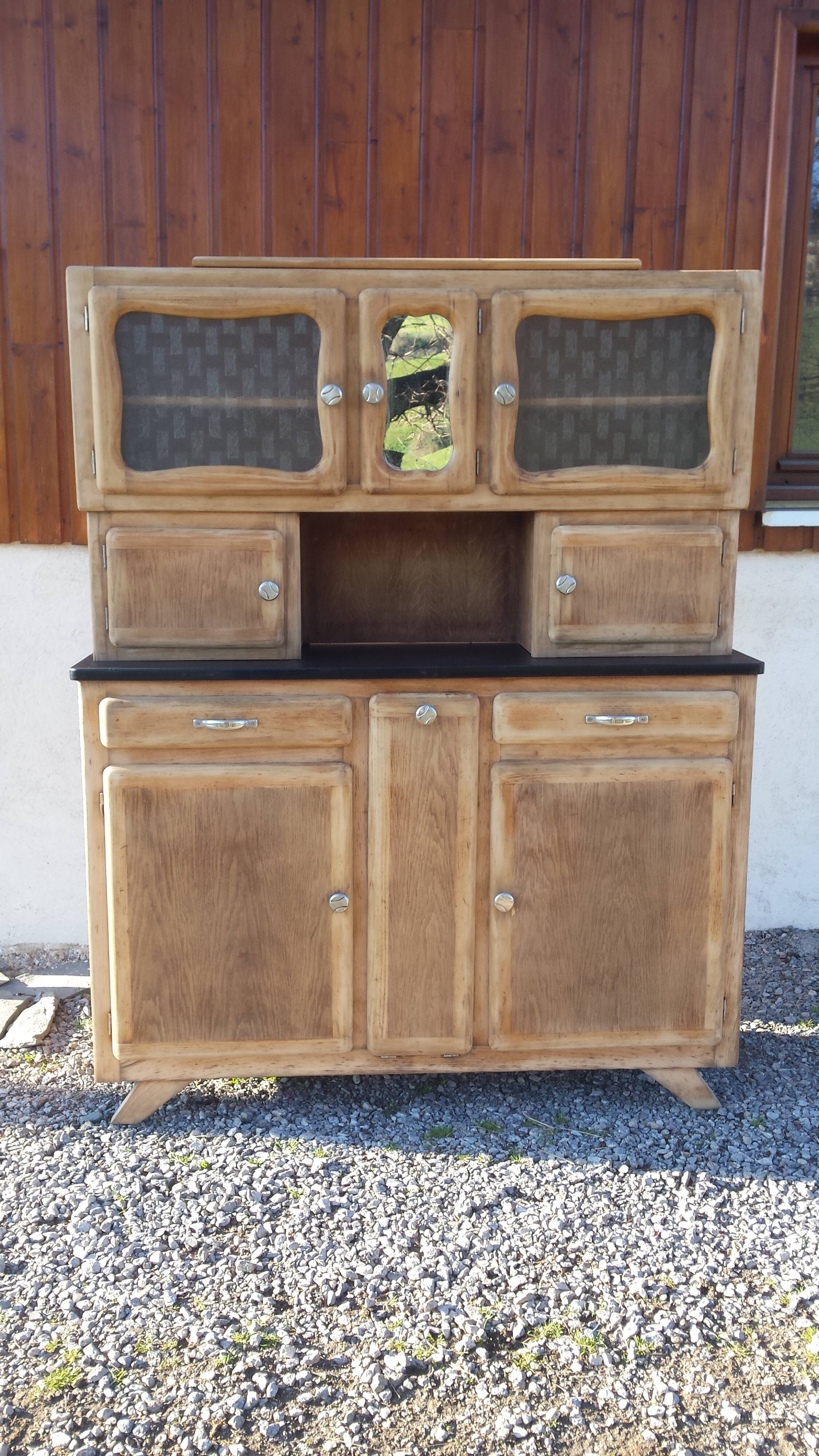Mado buffet sanded black tray