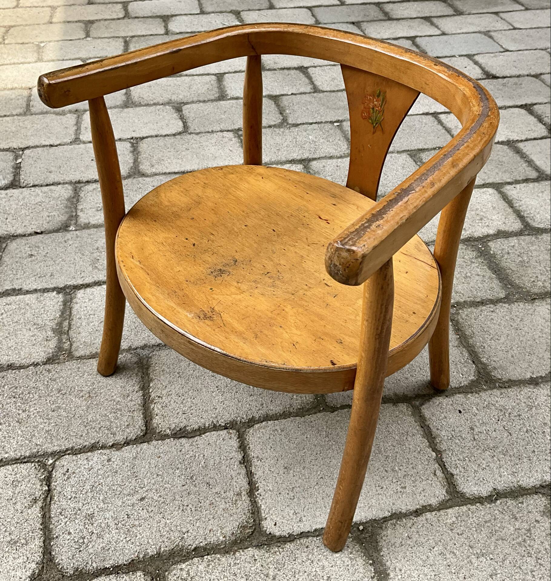 Fauteuil enfant Baumann modèle 392 des années 50