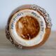 Vase Vallauris vintage brown-white