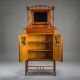Art Nouveau cabinet with mirror, 1890s