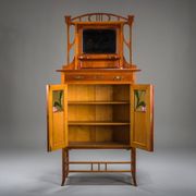 Armoire Art Nouveau avec miroir, années 1890