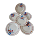 Lot of 10 plates Saint Amand model Valentin