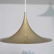 Semi pendulum pendant lamp by Thorup and Bonderup in brass