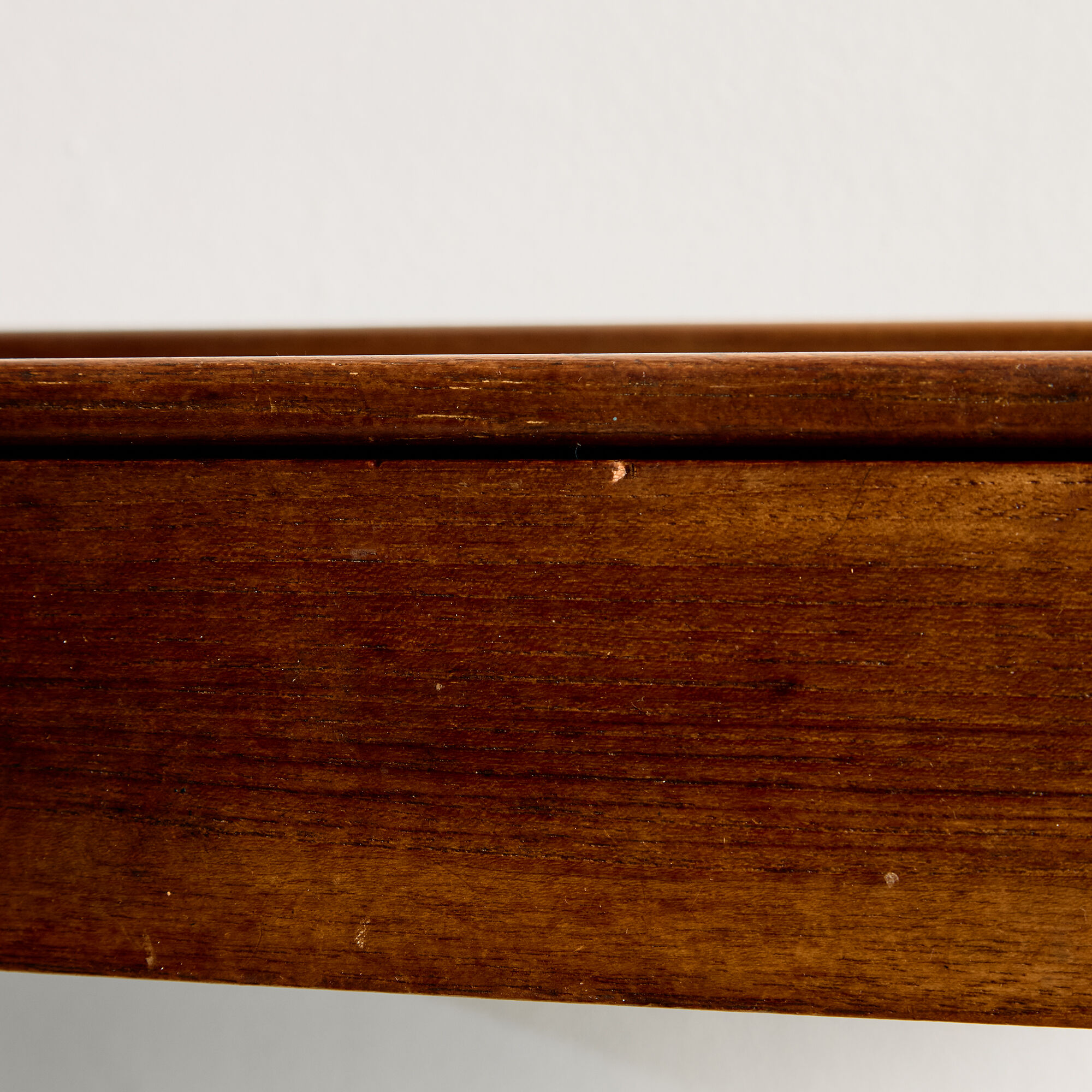Floating bedside table in teak by Sigfred Omann for Ølholm Møbelfabrik