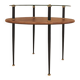 Two-tier side table, Italian work, 1950.