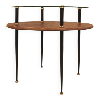 Two-tier side table, Italian work, 1950.