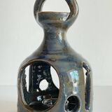 Vintage Handcrafted Stoneware Candle Holder