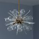 Chandelier “EXPLOSE” by René Roubíček, sculptural art glass ceiling light