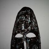Signature glazed terracotta mask to identify in the taste of vintage accolay 1960 1970