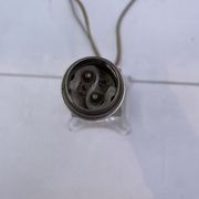 Glass desk lamp foot