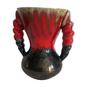 Vase 2 anses style vallauris