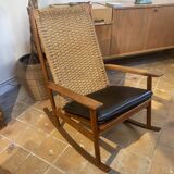 Roking chair by Hans Olsen edition Juul Kristensen 1950