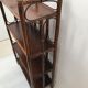 Vintage shelf in wicker rattan