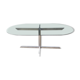 Design chrome oval table