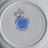 Lot 6 plates dessert porcelain Moulin des Loups