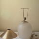 Lampe abat jour métal doré