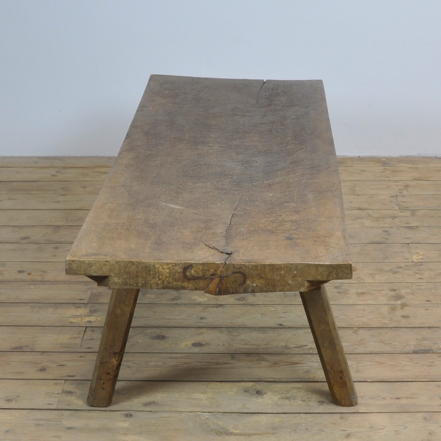 Vintage oak butcher's table 1930