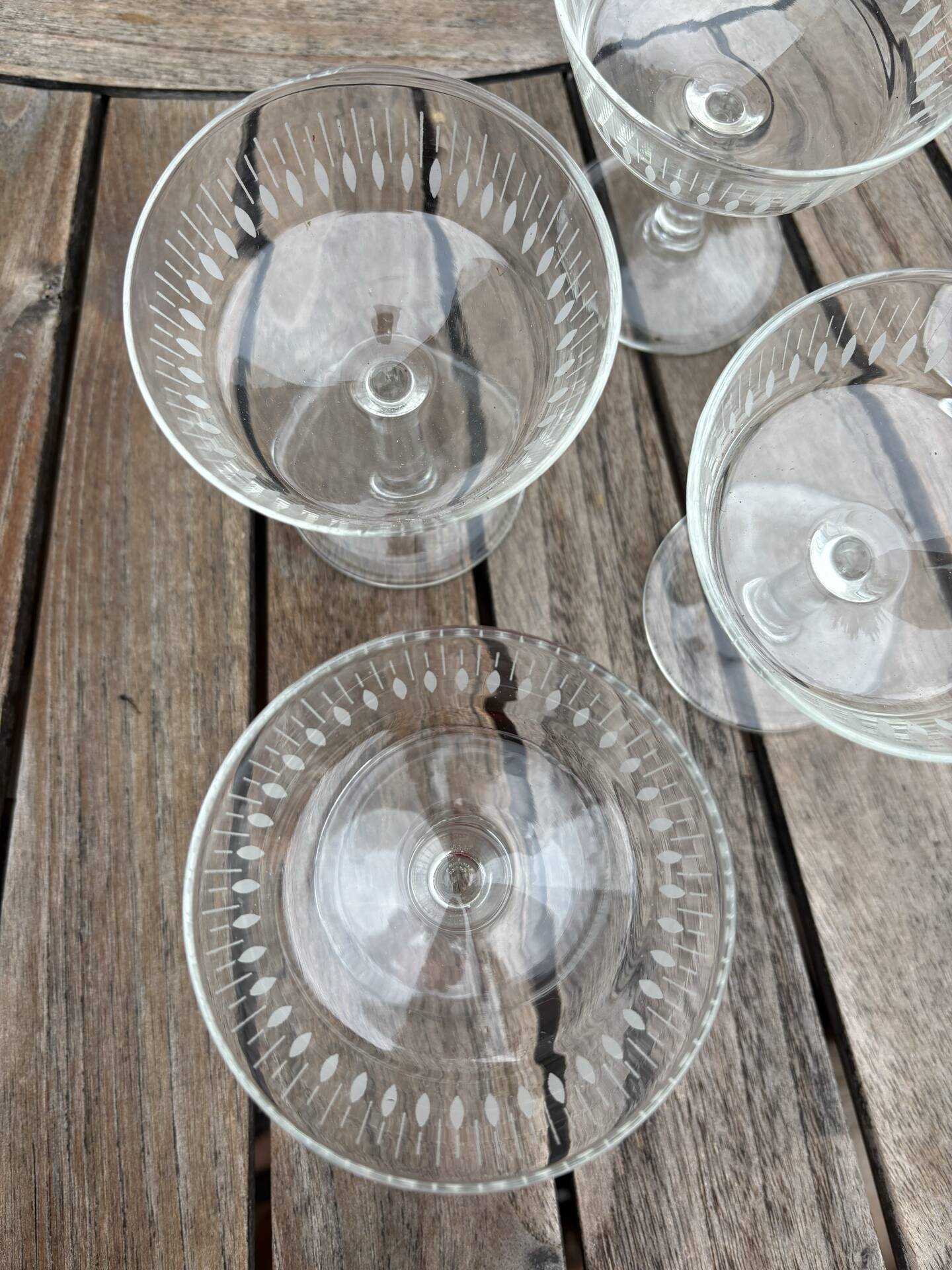 Coupe à champagne vintage