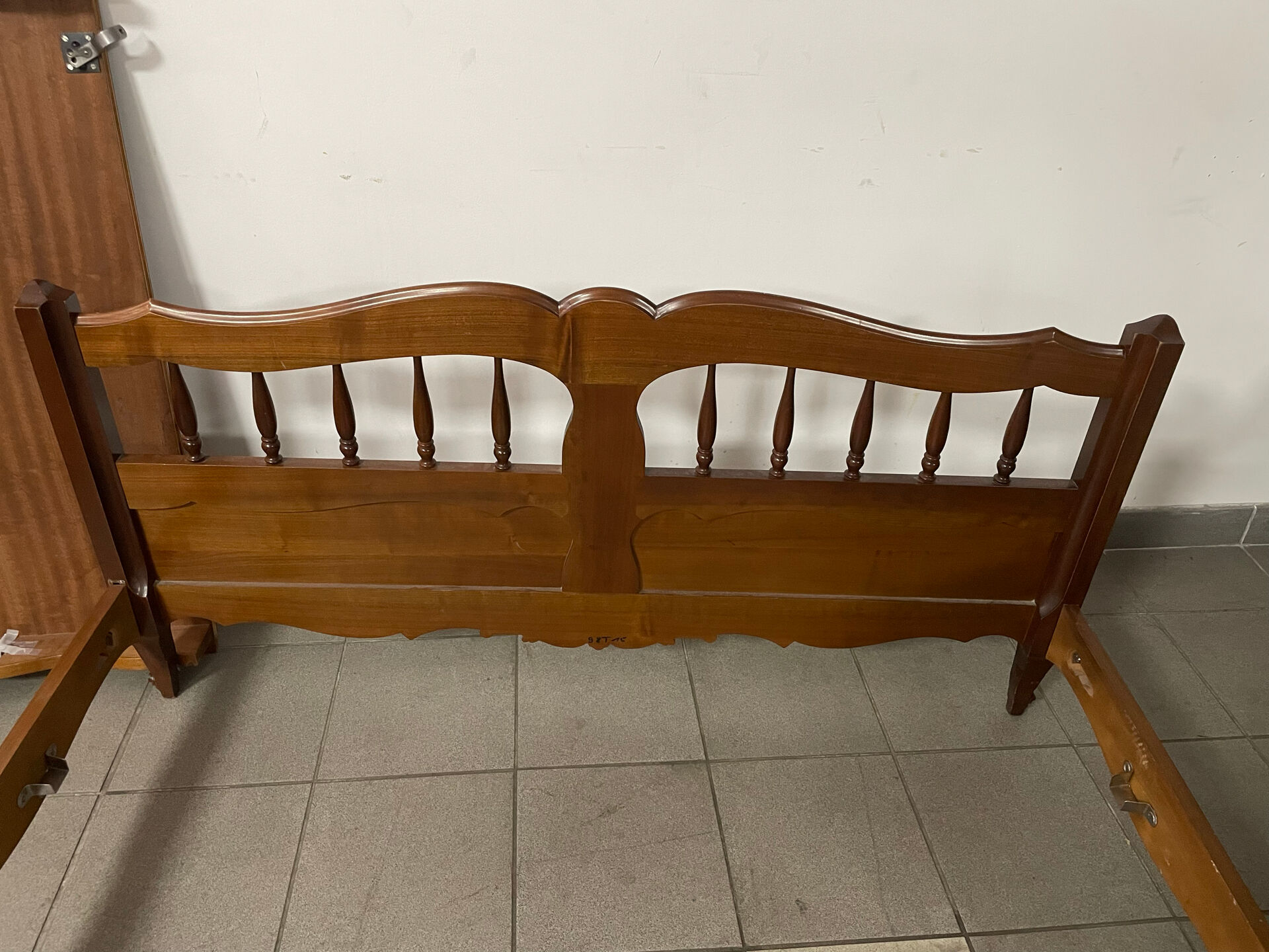 Cadre de Lit , ancien en bois