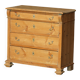 Ancienne commode danoise en pin, début du 20e siècle