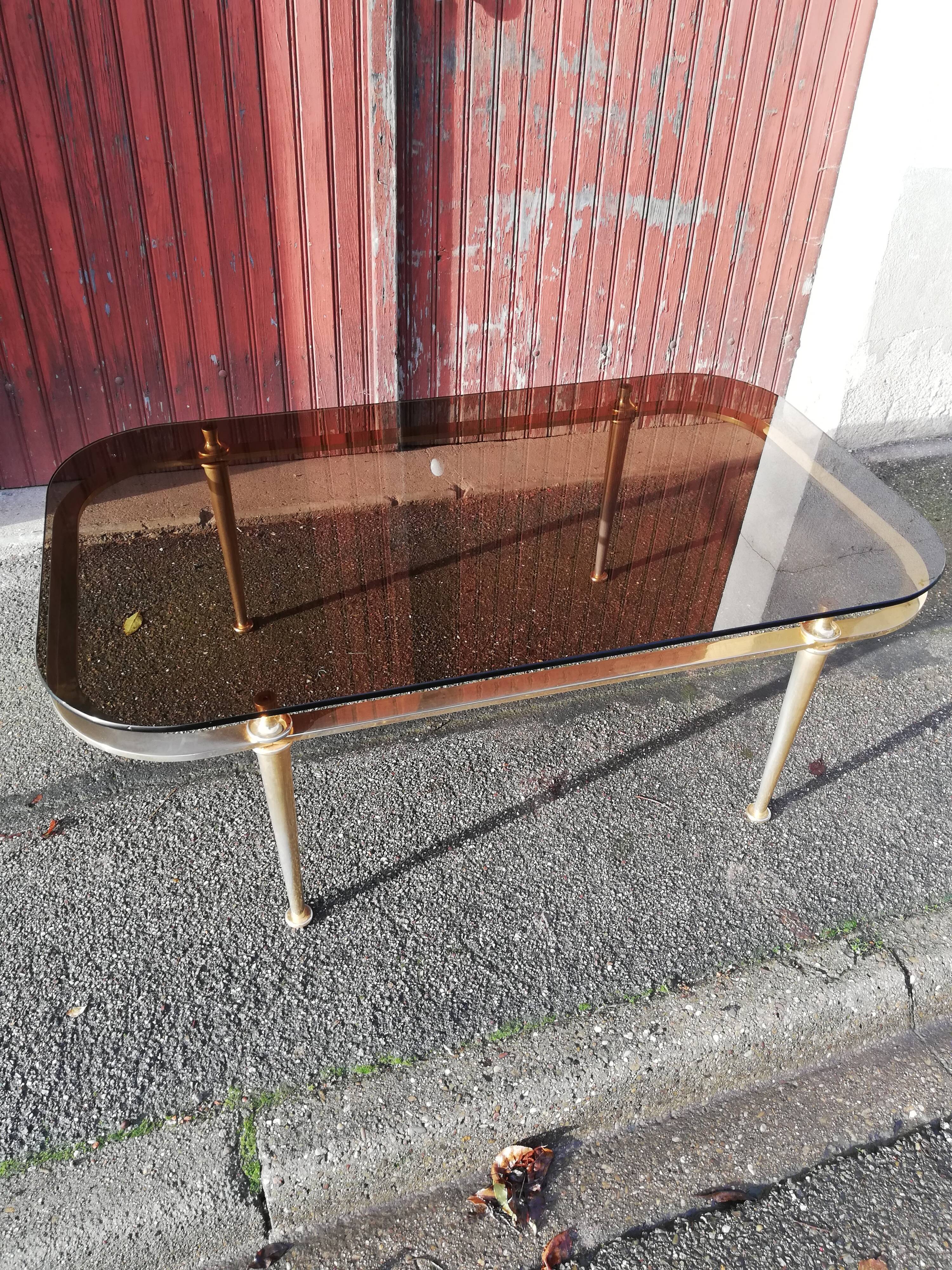 Table basse vintage ovale