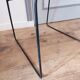 Black wire stool