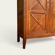 Vintage solid oak cross-braced wardrobe 1940