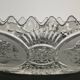 70s moulded glass fruit bowl