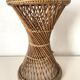 Tabouret en rotin et cannage forme tabouret Tam tam