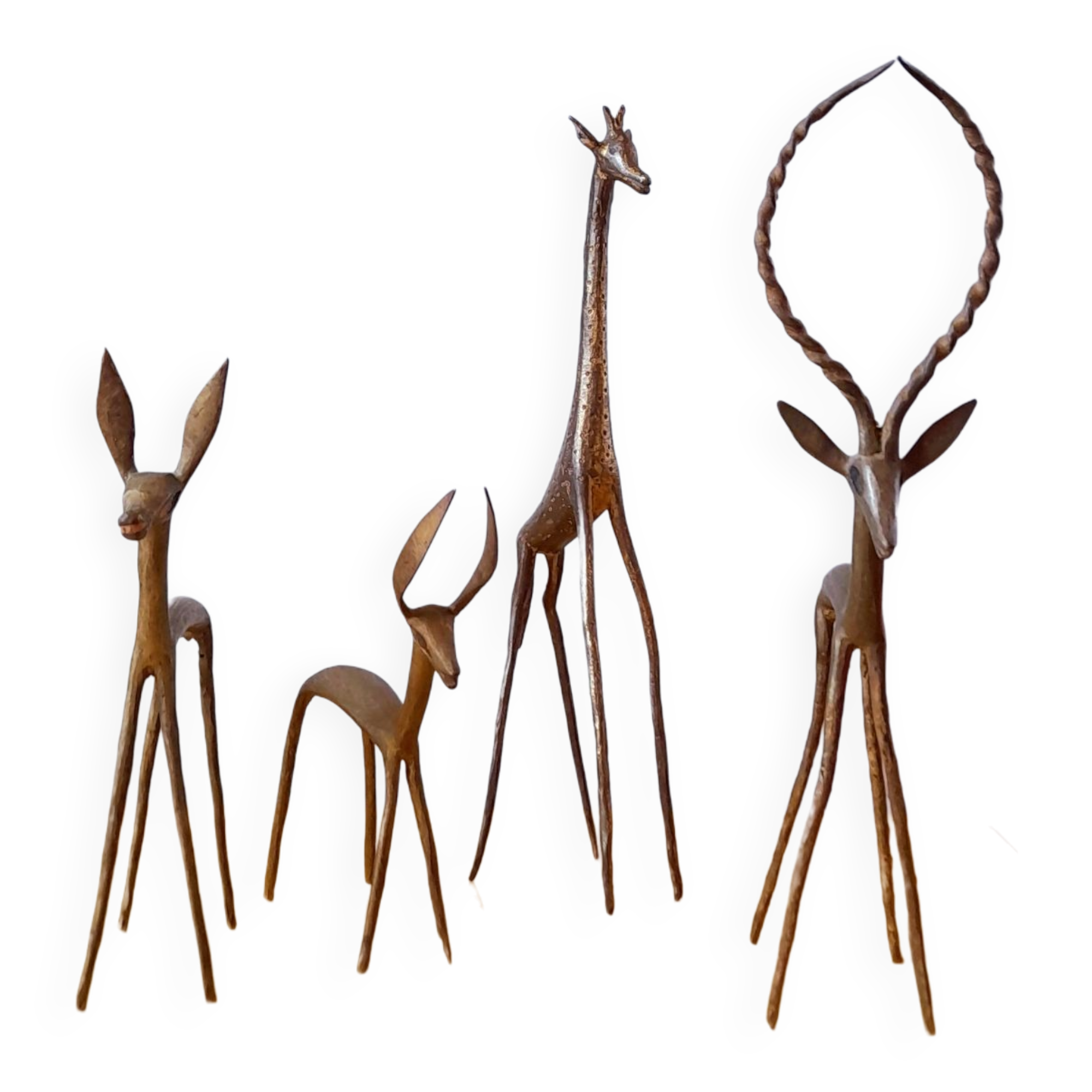 African animals in bronze 1970