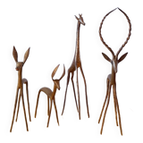 African animals in bronze 1970