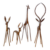 Animaux d Afrique en bronze 1970