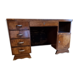 Glass tray desk