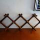 Folding wooden wall coat rack 10 hooks