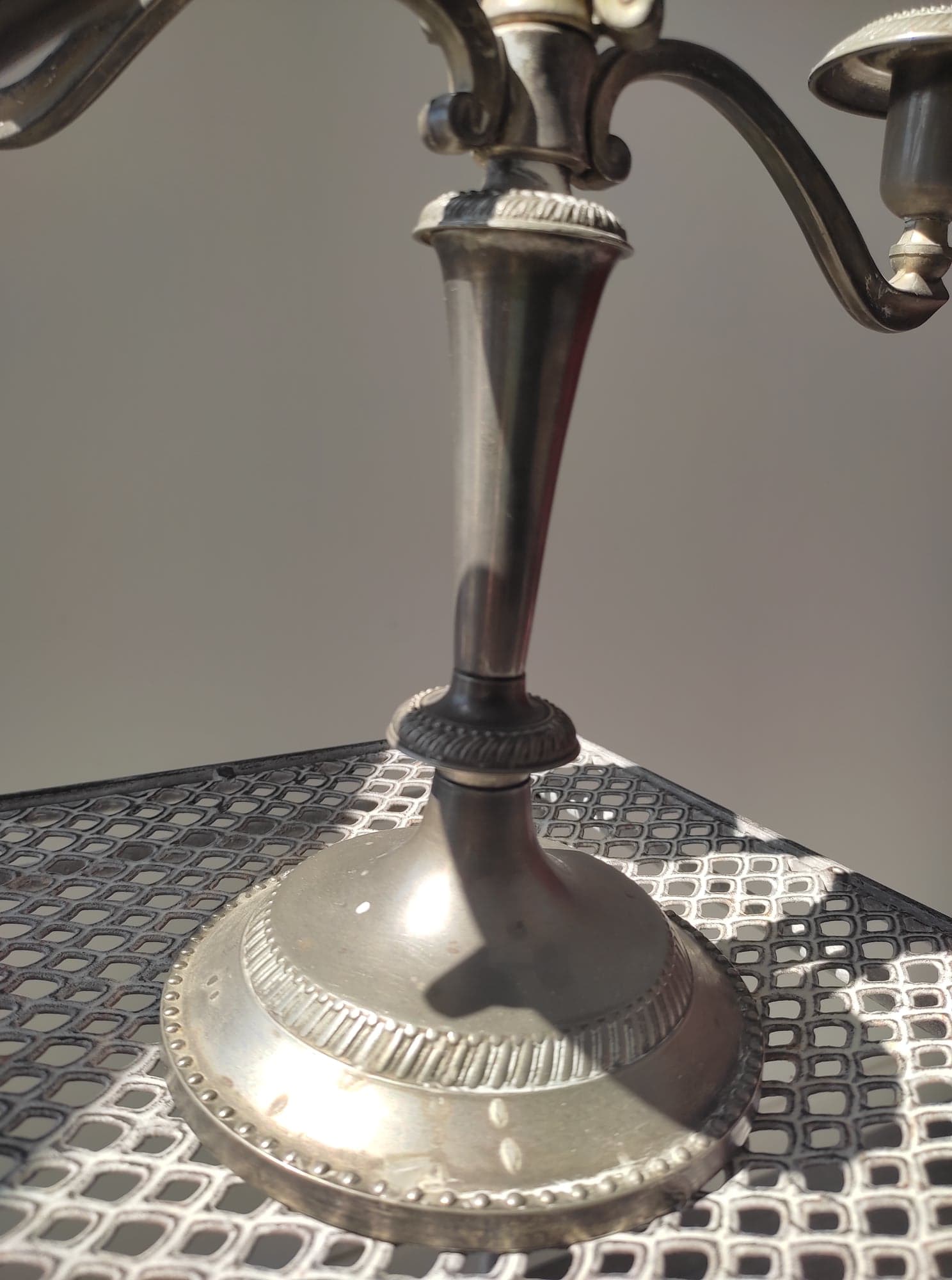 Chandelier with 5 branches in brass louis XVI style