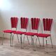 Set of 4 petal chairs