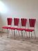 Set of 4 petal chairs