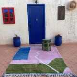 Handmade pure wool rug, size 150 x 250 cm
