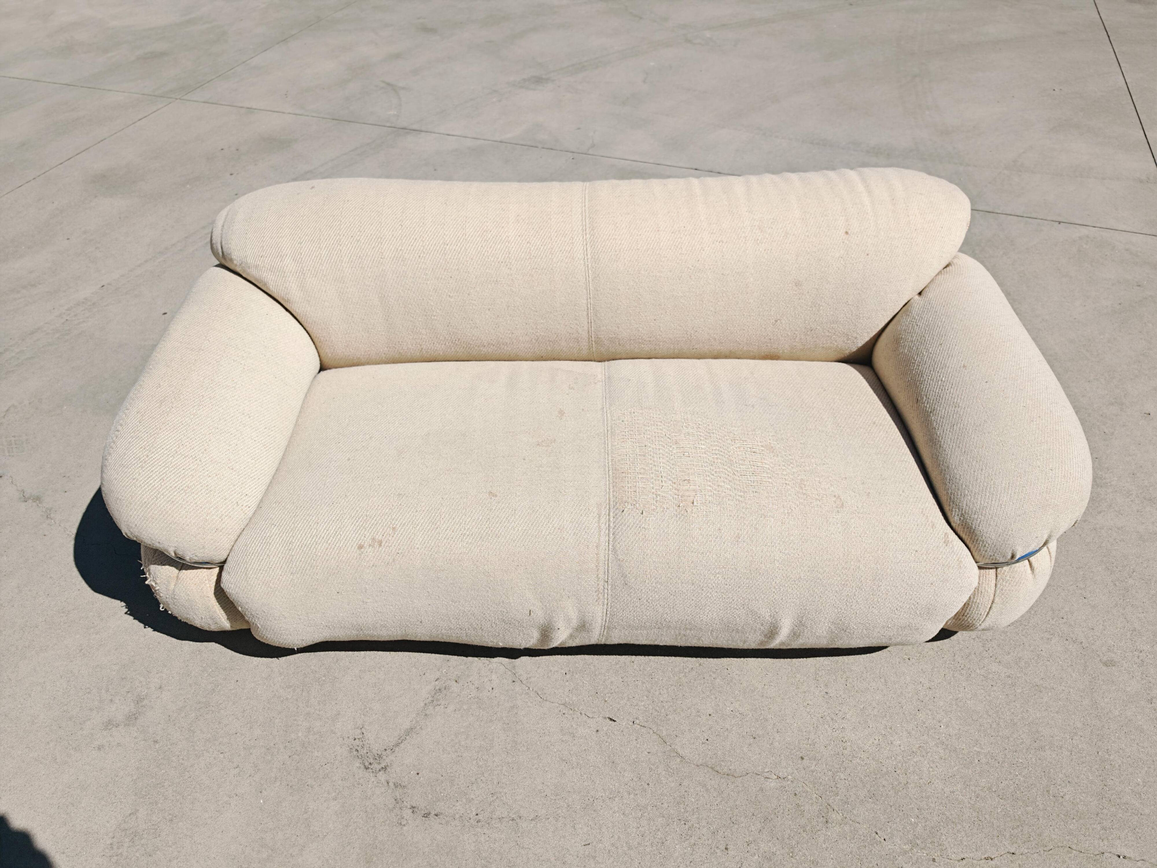 Mid Century Modern Sesann Canapé by Gianfranco Frattini for Cassina 1970s