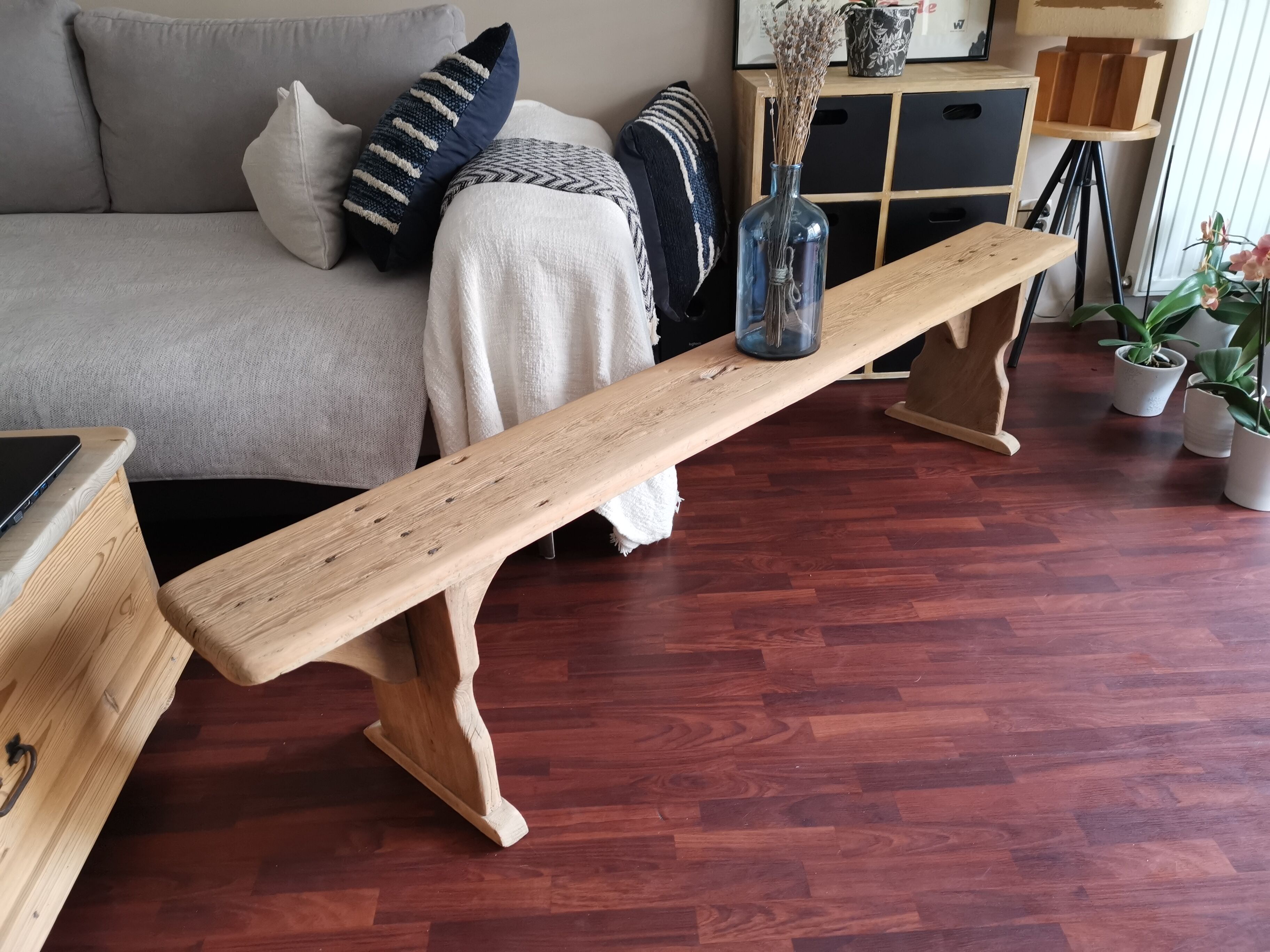Wooden bench