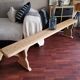 Wooden bench