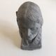 Sioux Indian chief's head black earthenware workshop proof 1920