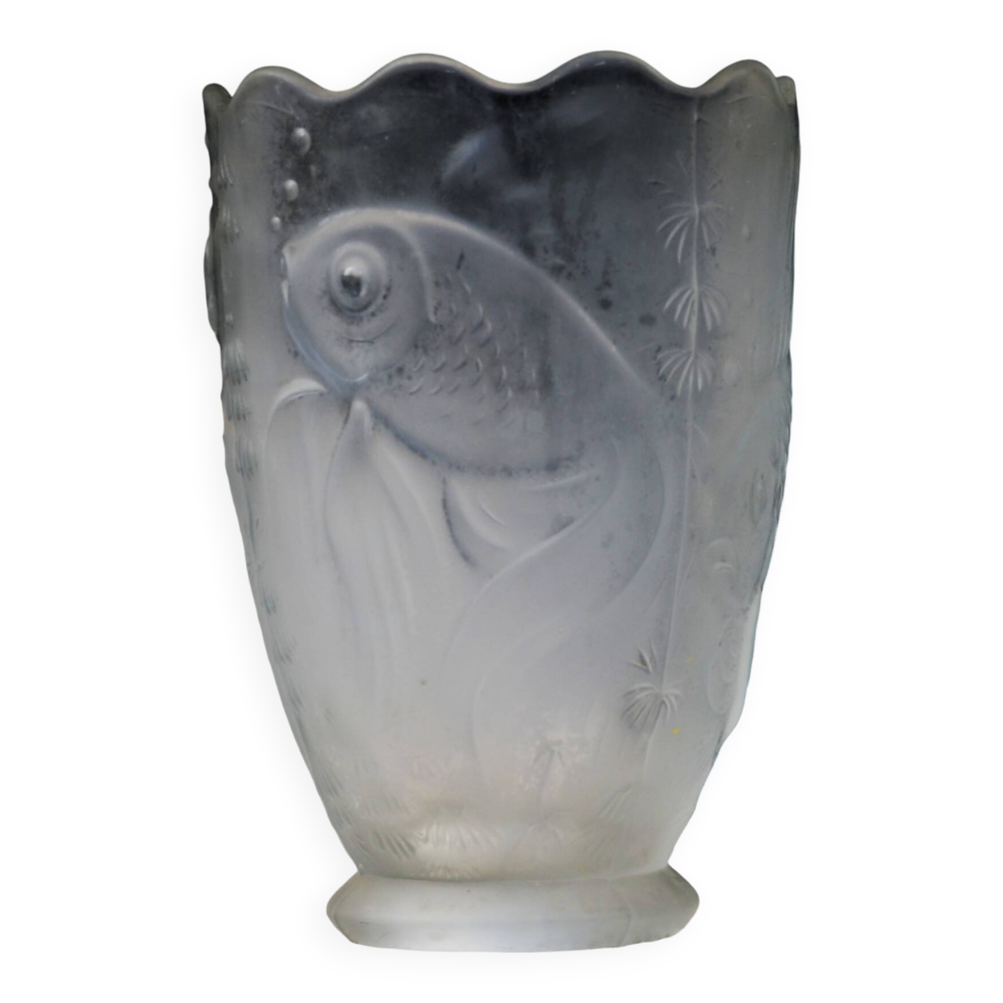 Art Deco Josef Inwald Barloc Satin Glass Fish