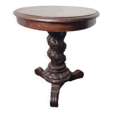 Pedestal table, oak coffee table