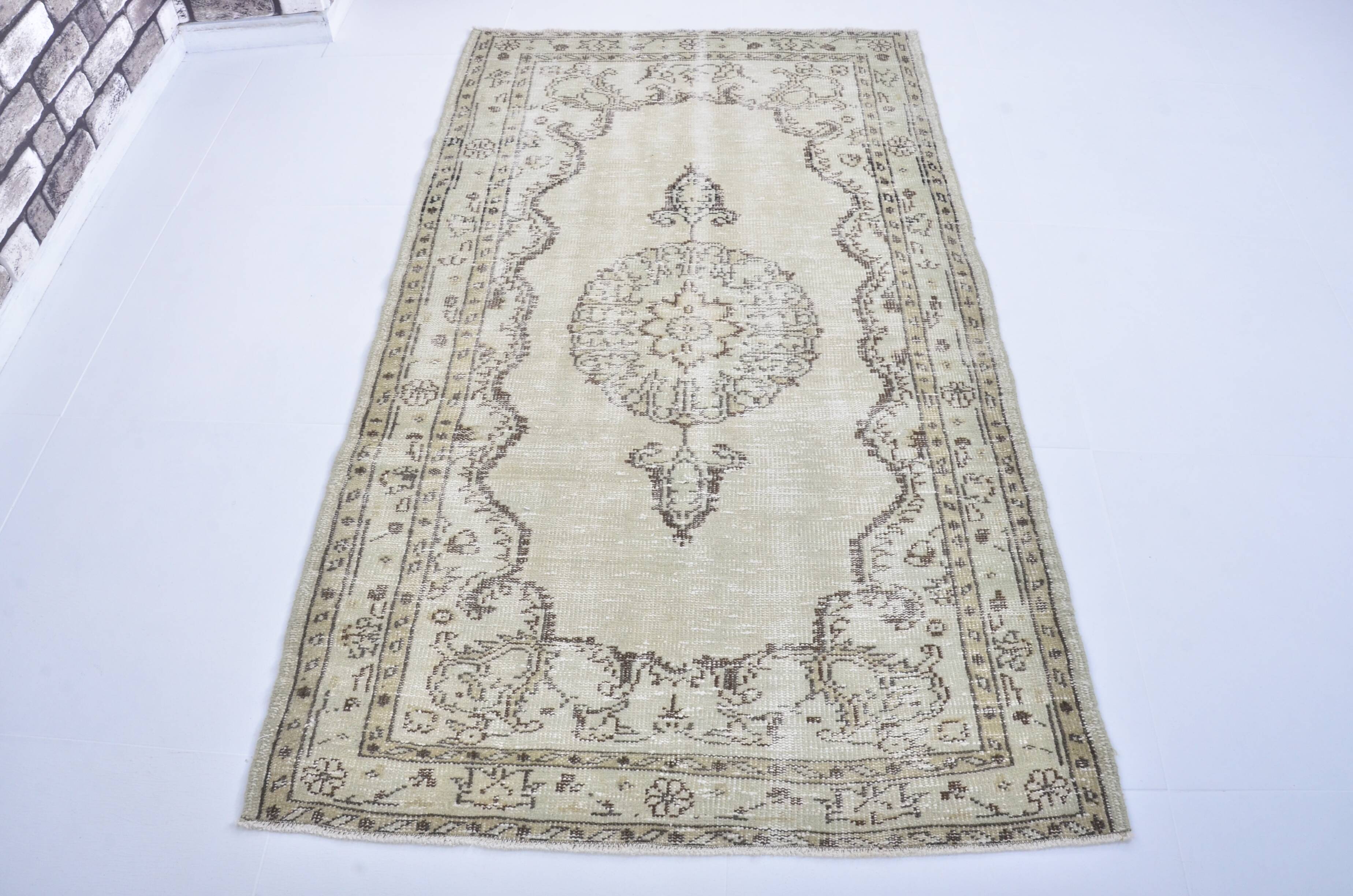 Turkish Oushak Handknotted Carpet sku 3346
