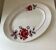 Plat ovale de service Badonviller modèle Monique roses