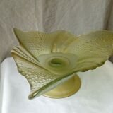 Empty fruit cup frost glass bag piece of contemporary shape 20 eme