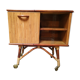 Meuble bar vintage en bambou