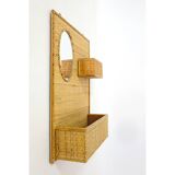 Empty wall pocket and mirror from the 60/70